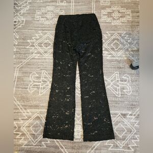 4th & Reckless Black Lace Flared Pants